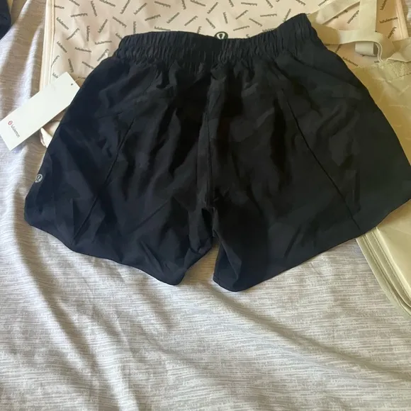 NWT Lululemon Track That High Rise Shorts 5&quot;, Sz 6, Heritage 365 Camo Deep Coal