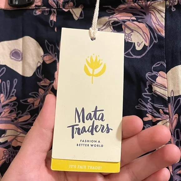 NWT MATA TRADERS Mid Skirt Pencil Watercolor Size S