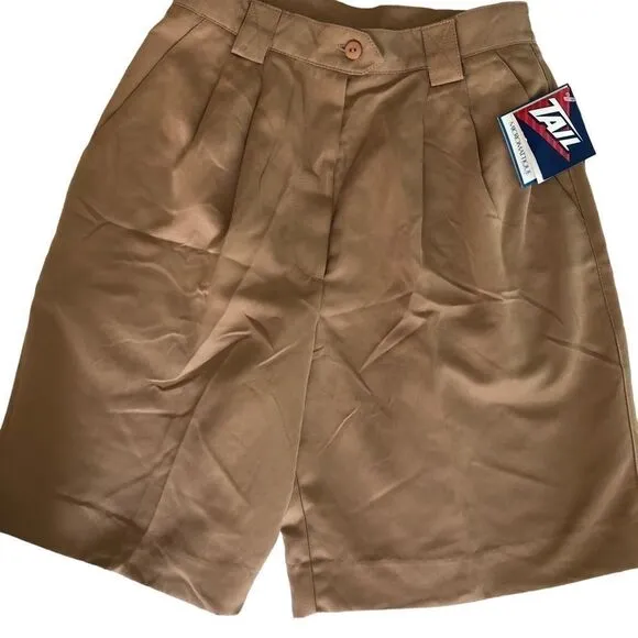 NWT VINTAGE Tail Pleated High Waisted Shorts #New Old Stuff