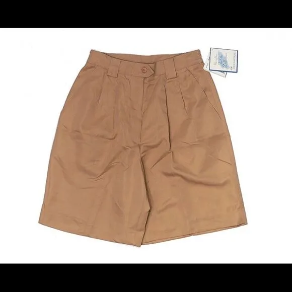 NWT VINTAGE Tail Pleated High Waisted Shorts #New Old Stuff