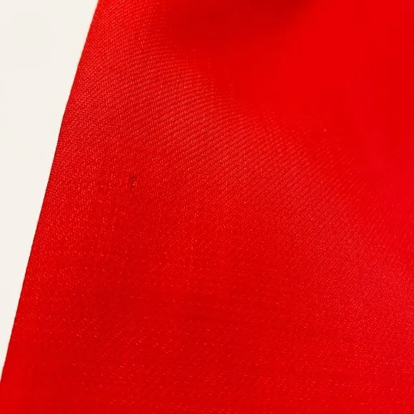 NWT Vintage Worth 100% Wool Red Pencil Skirt