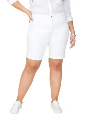 NYDJ Plus Size Briella Denim Shorts With Roll Cuff