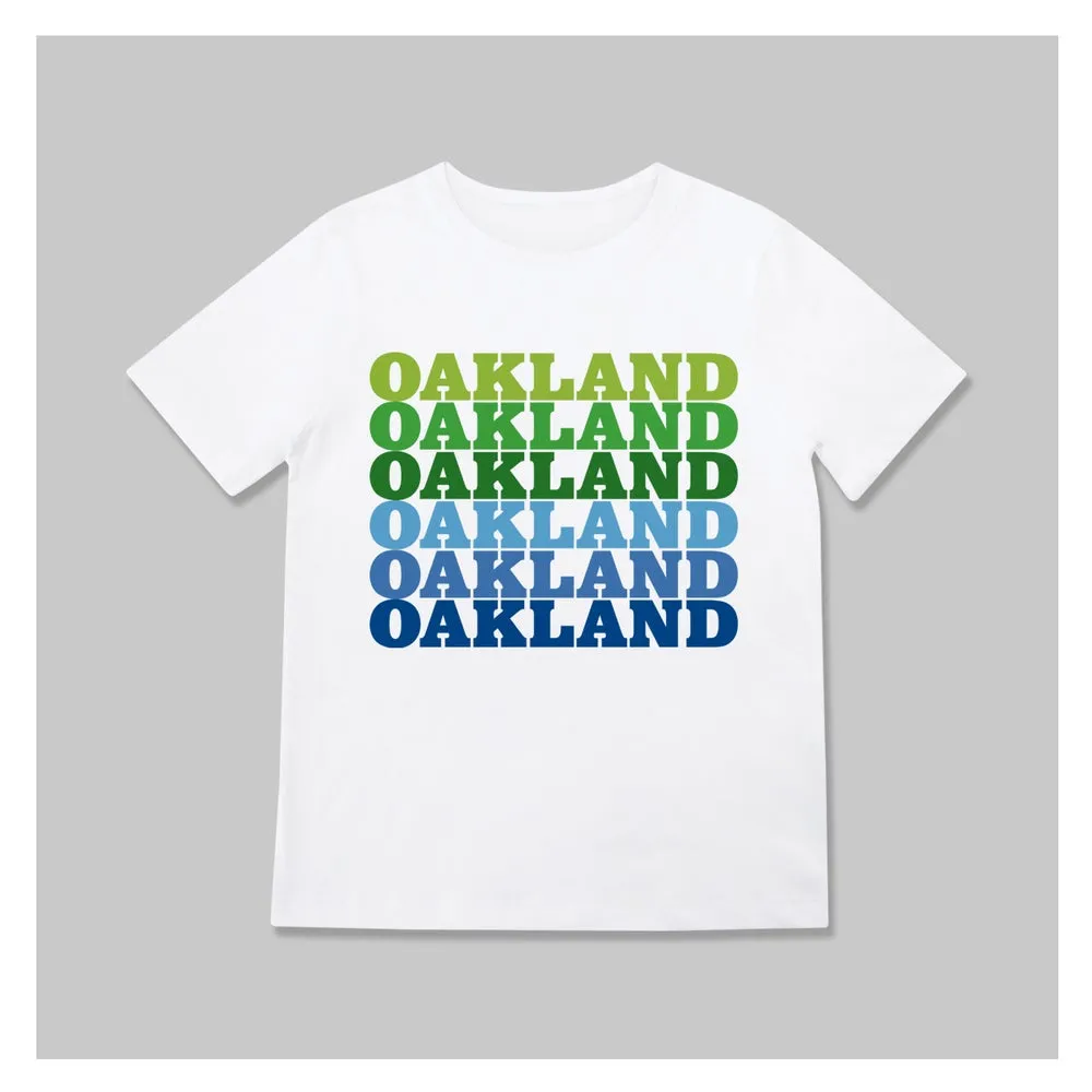 Oakland Rainbow Kids Tee (two colors)