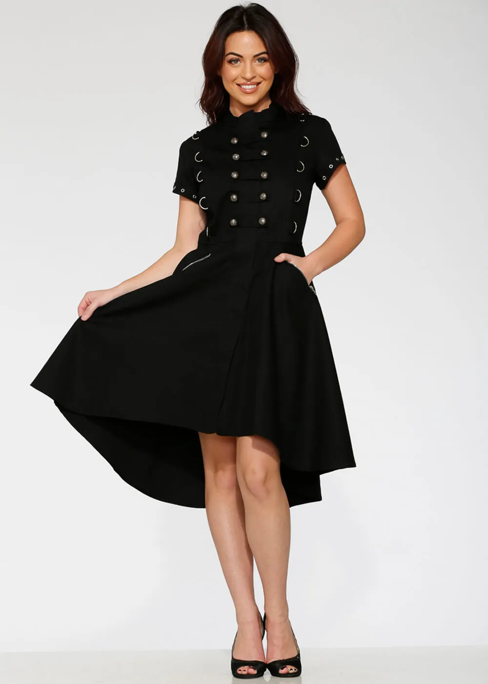 Orchid Bloom Underworld Dress Black