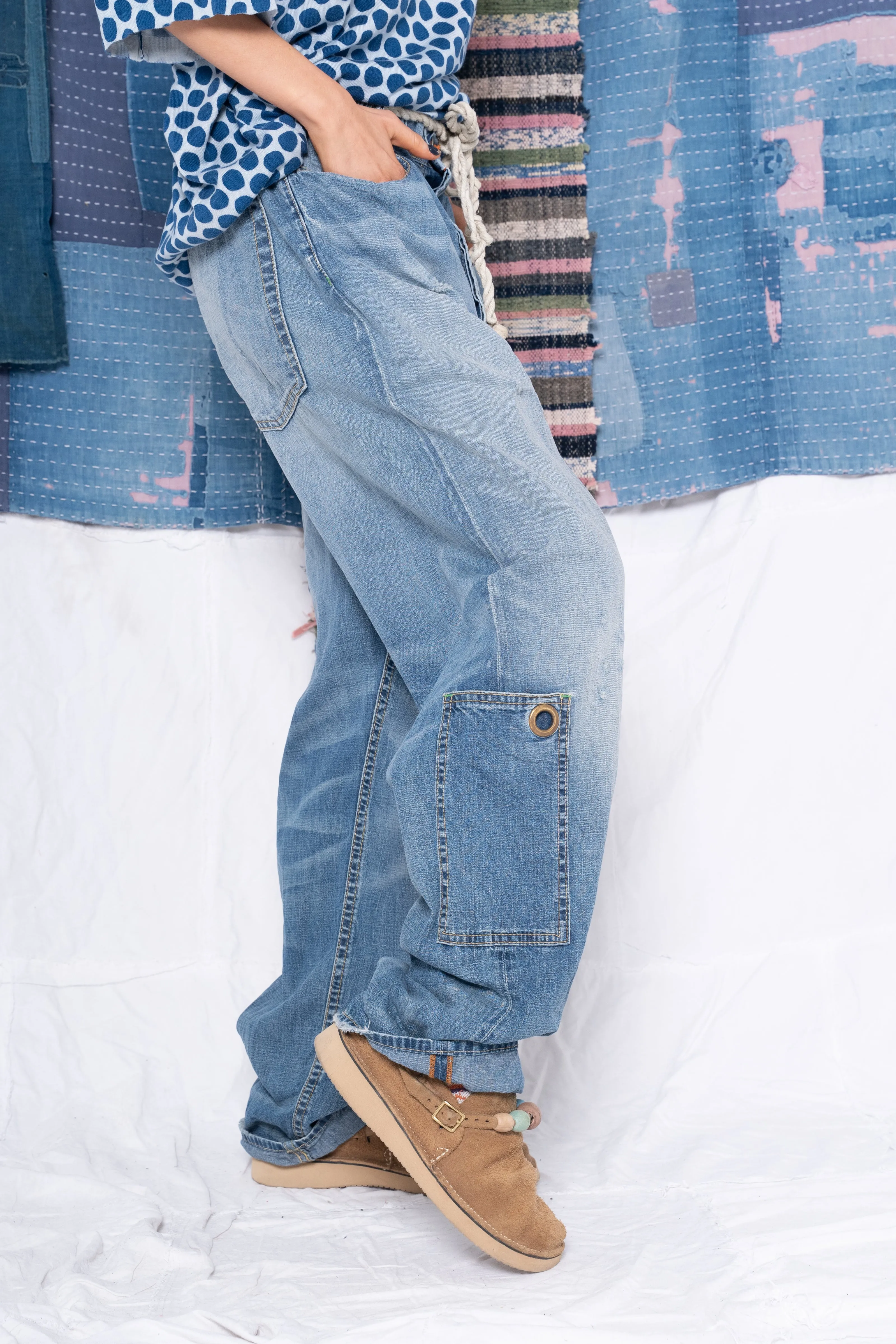 P68 Japanese Denim Sunfaded