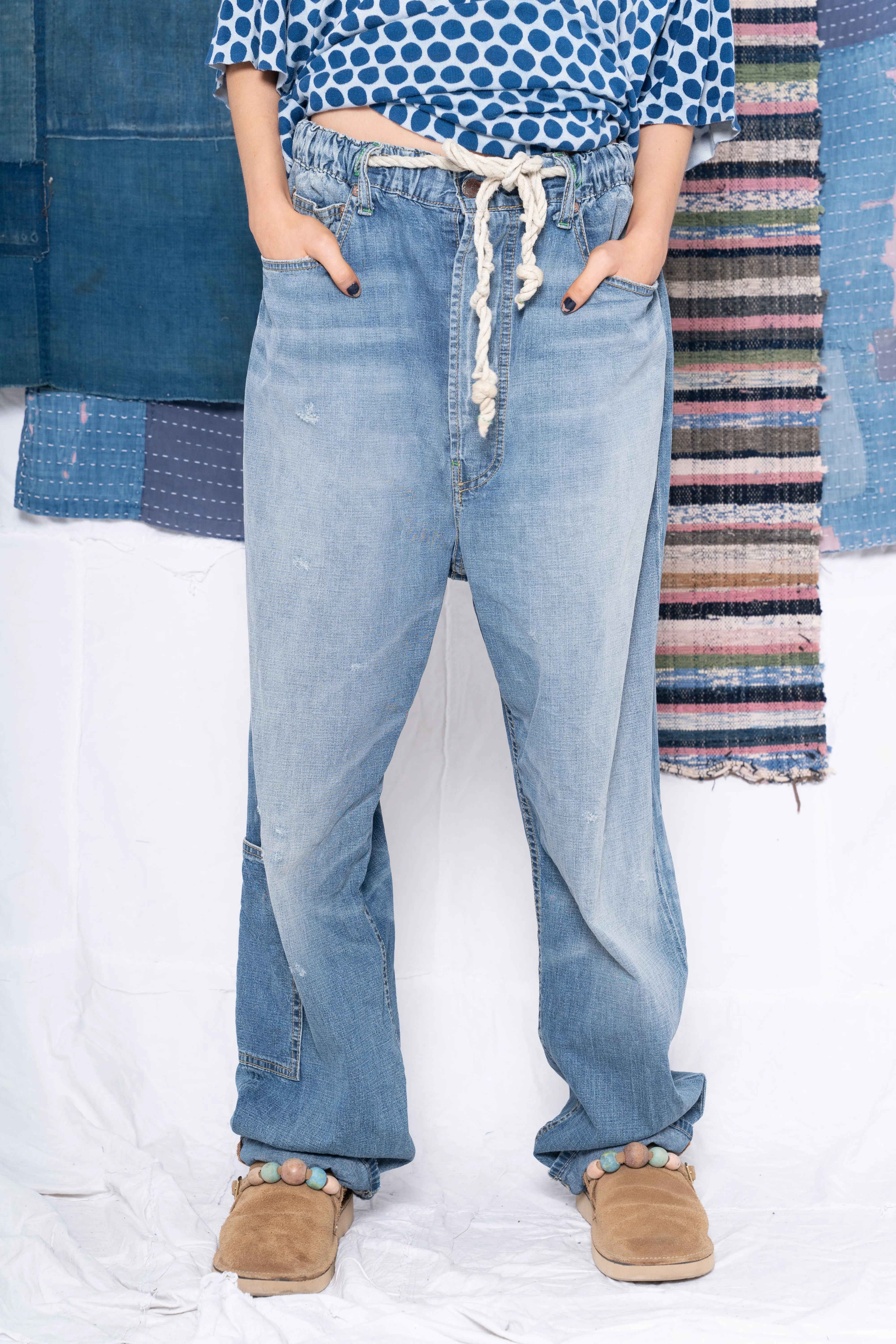 P68 Japanese Denim Sunfaded