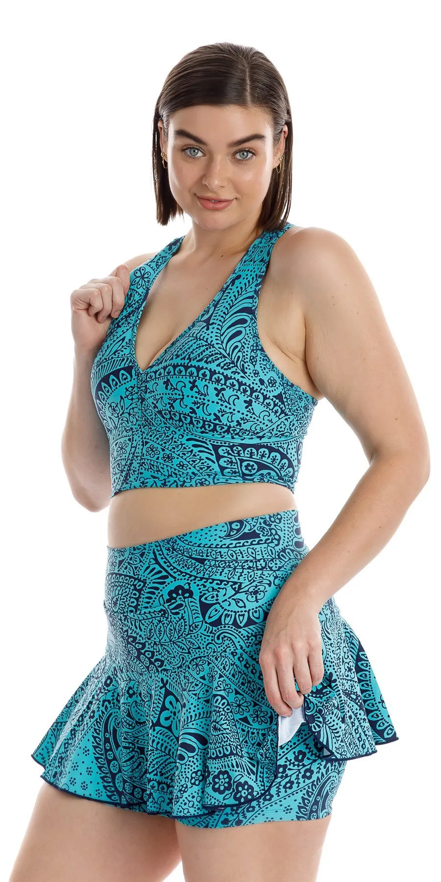 Paisley Tide Eco Skort