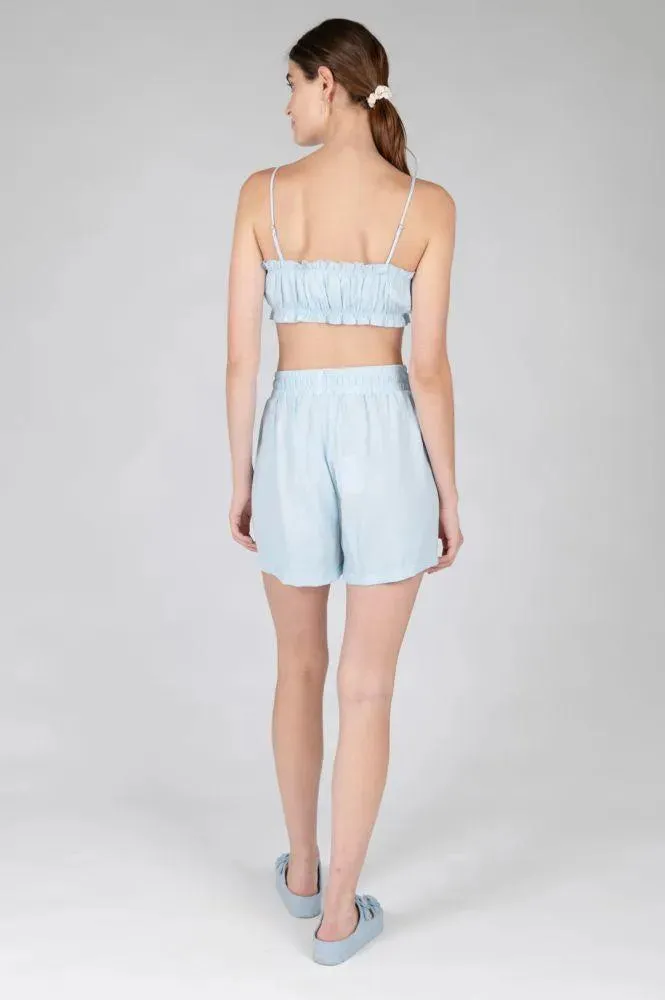 Pantalones Cortos 24colours Blau
