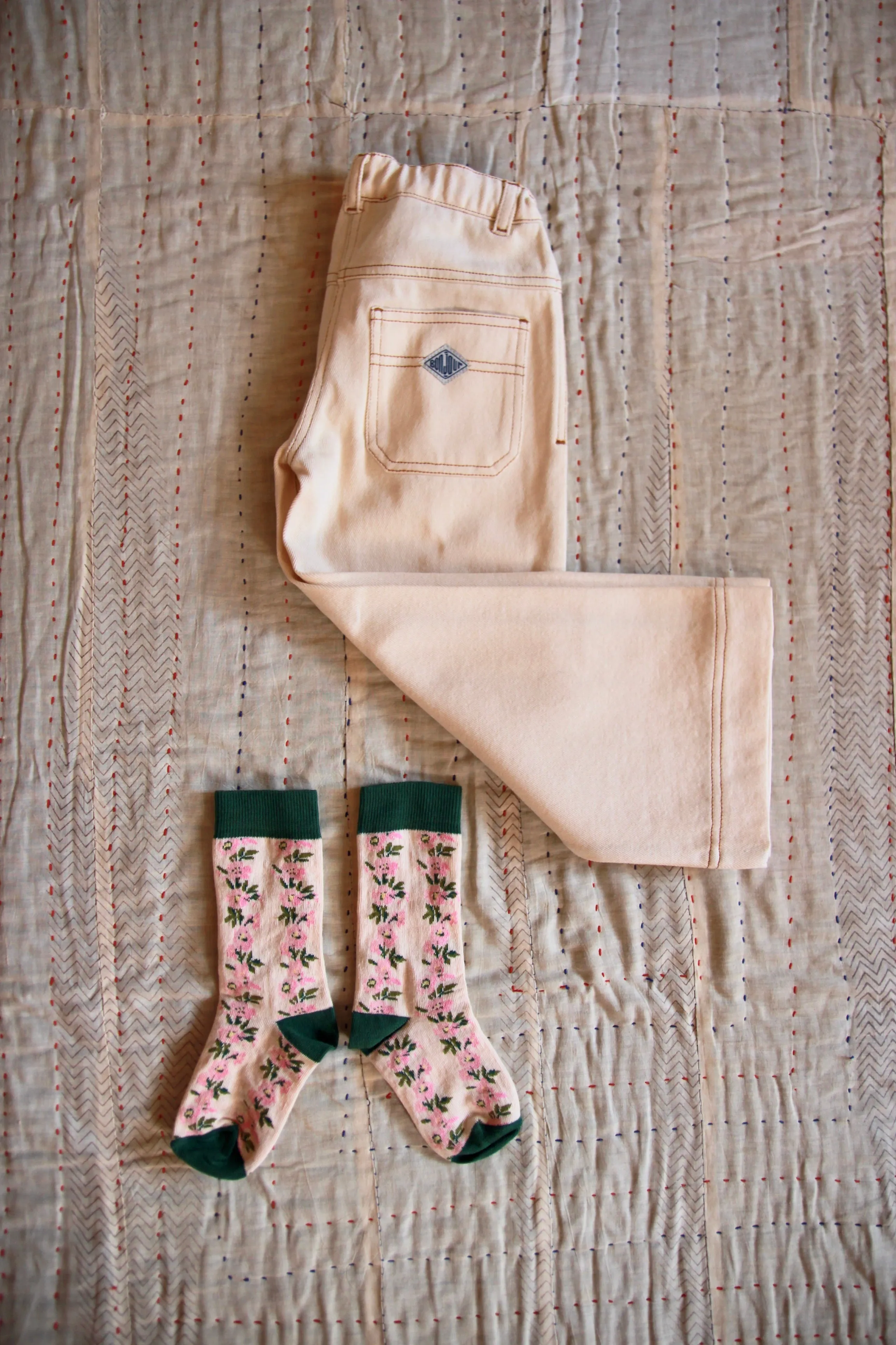 Pants  ivory denim