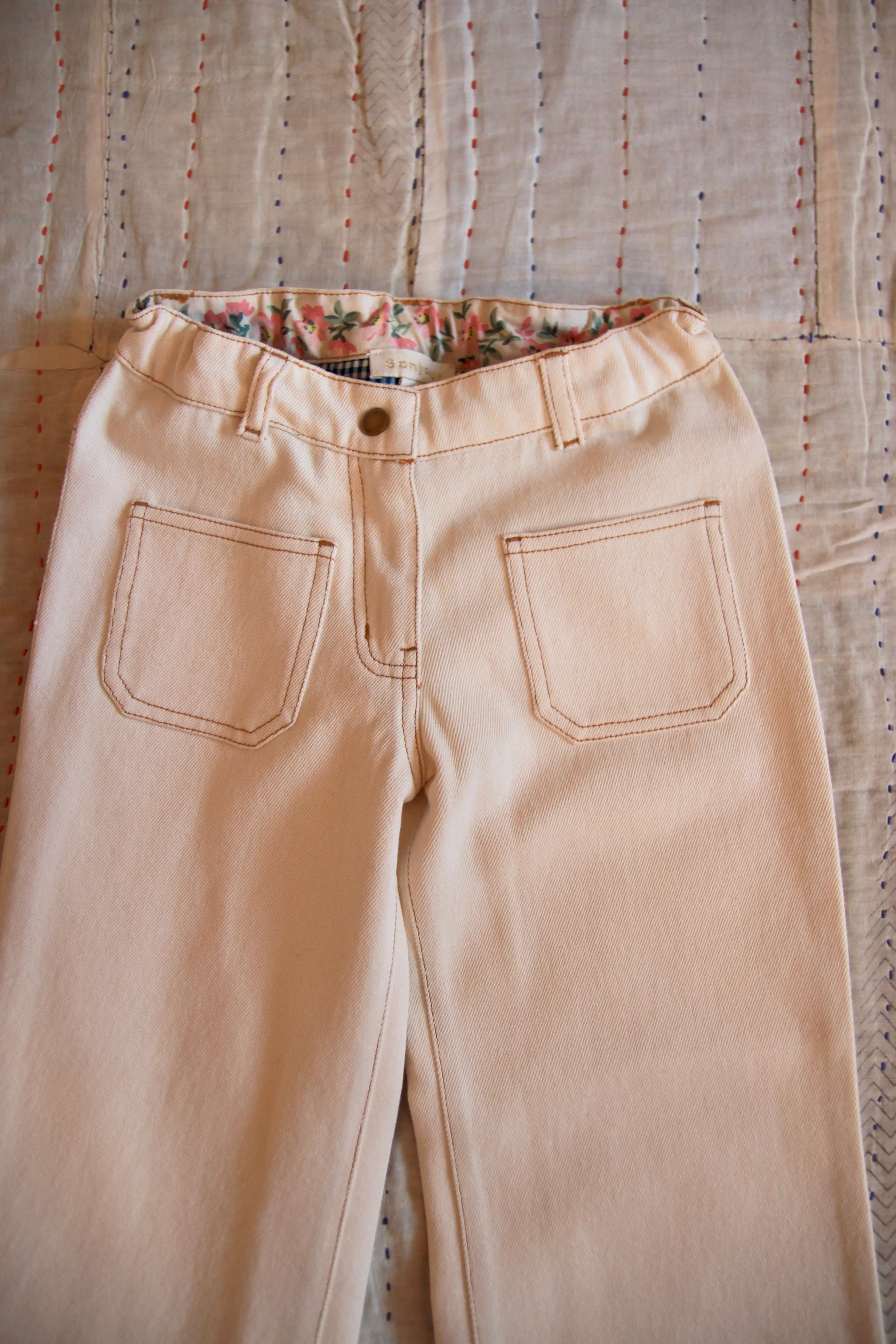 Pants  ivory denim