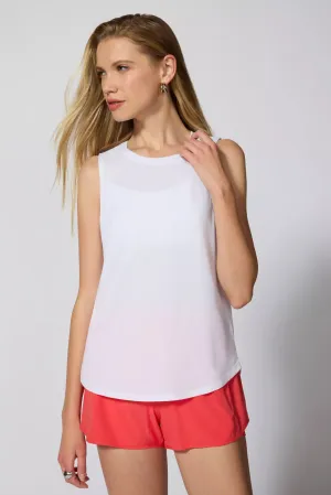 Performance Knit Tank - White