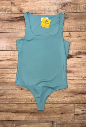 Pistachio Green Tank Bodysuit
