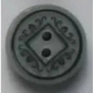 Polyamid Button 20mm-Grey DB247  -- Dill Buttons