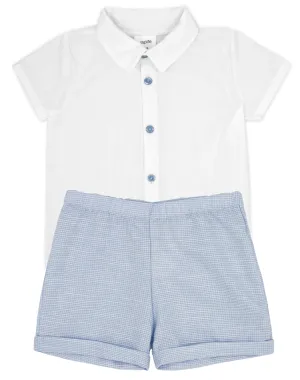Pre-Order Rapife 4246 White Shirt and 4248 Bermuda Shorts