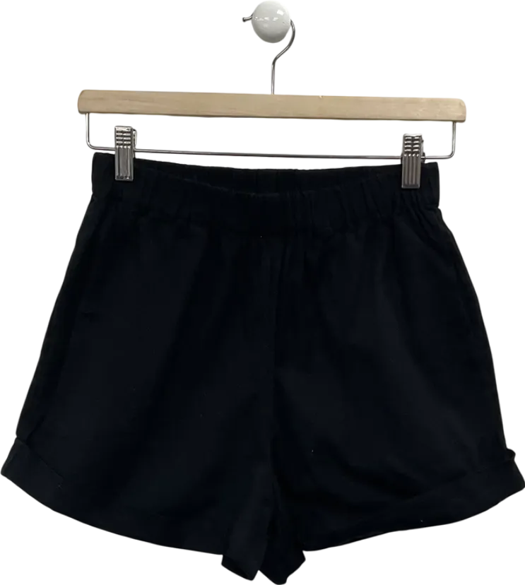 PRETTY LAVISH Black Belle A-line Shorts UK XS