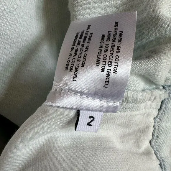 Proenza Schouler Chambray High Waist Shorts