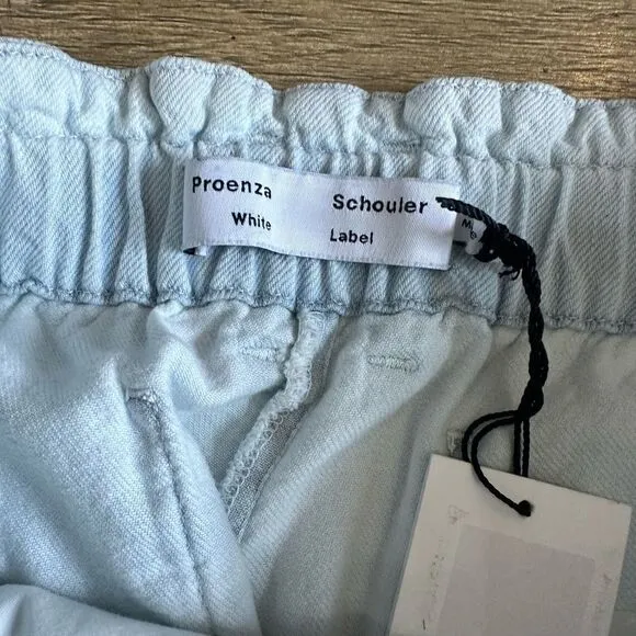 Proenza Schouler Chambray High Waist Shorts