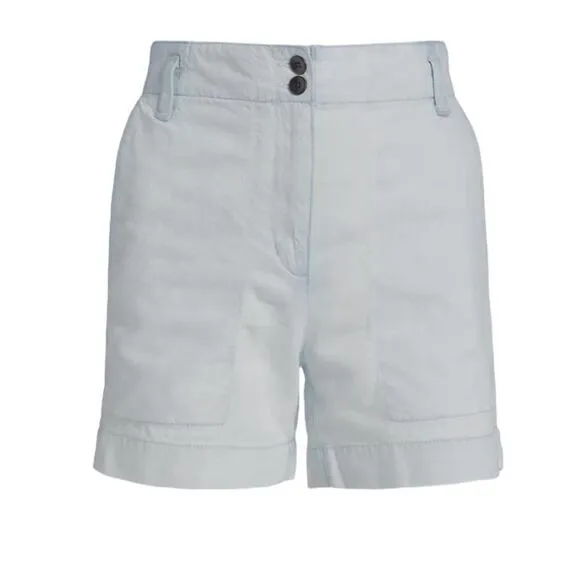 Proenza Schouler Chambray High Waist Shorts