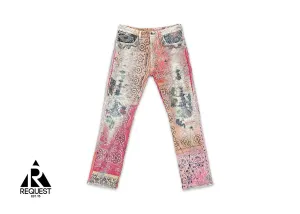 Proleta Re Art Rhinestone Boro Denim "Serial 364"