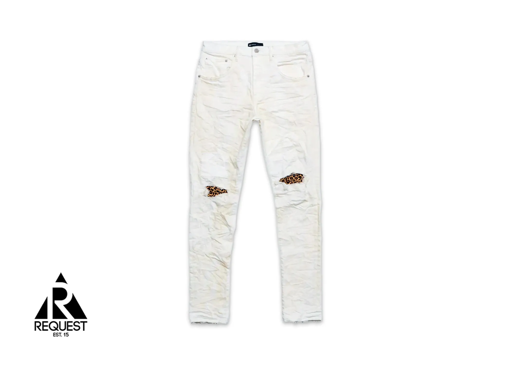 Purple Brand "White Animal Repair Jean"