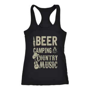 "Beer, Camping, And Country Music" - Tank