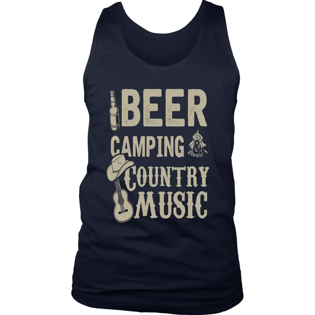 "Beer, Camping, And Country Music" - Tank