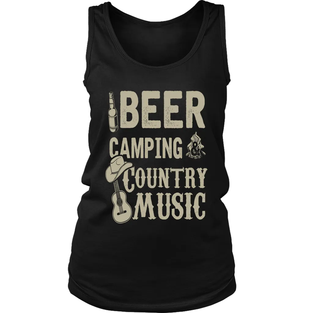 "Beer, Camping, And Country Music" - Tank