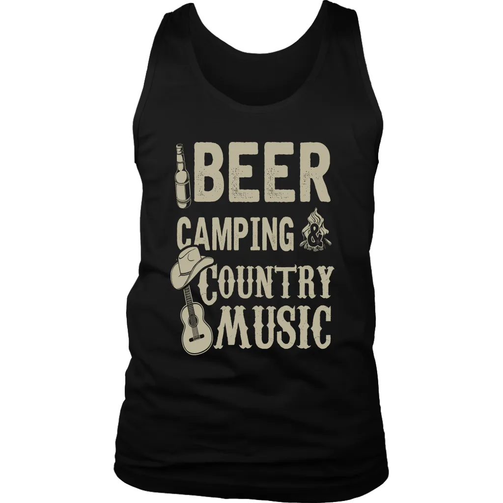 "Beer, Camping, And Country Music" - Tank