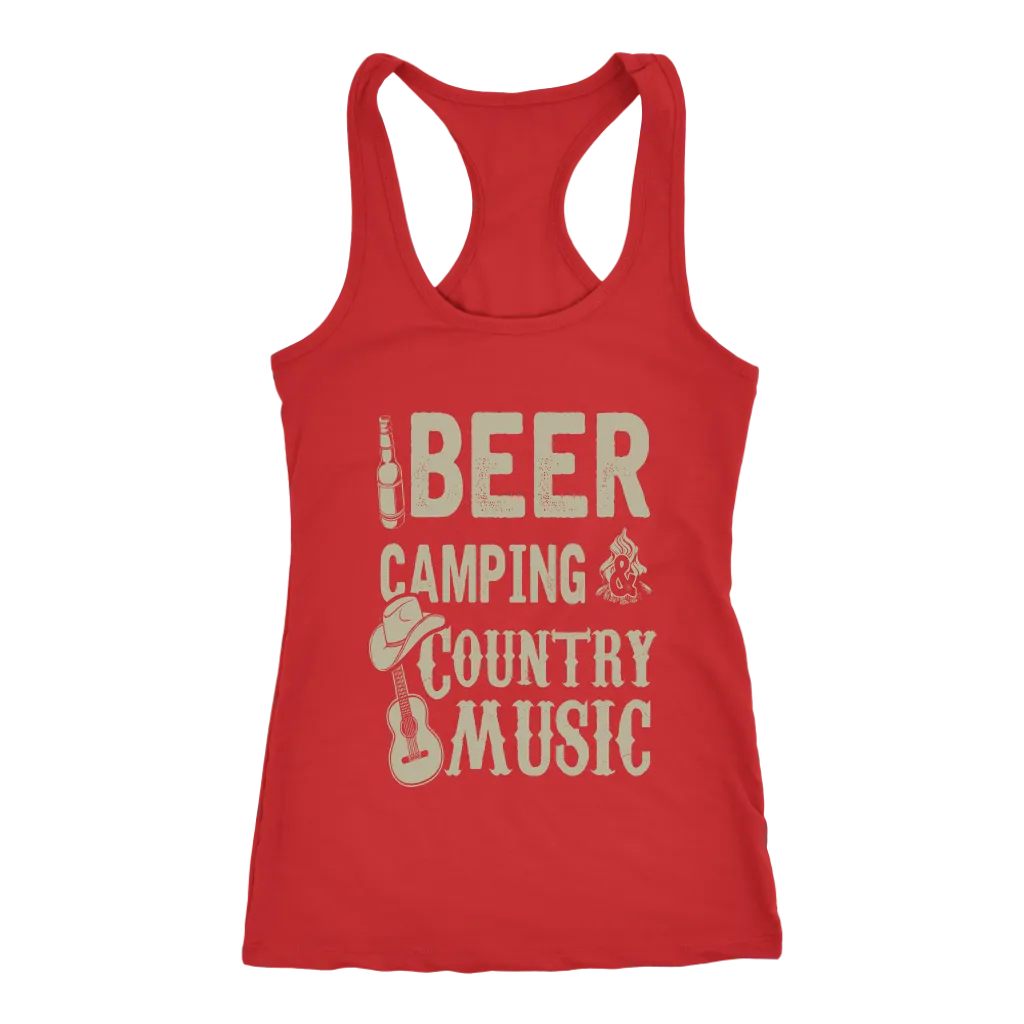 "Beer, Camping, And Country Music" - Tank