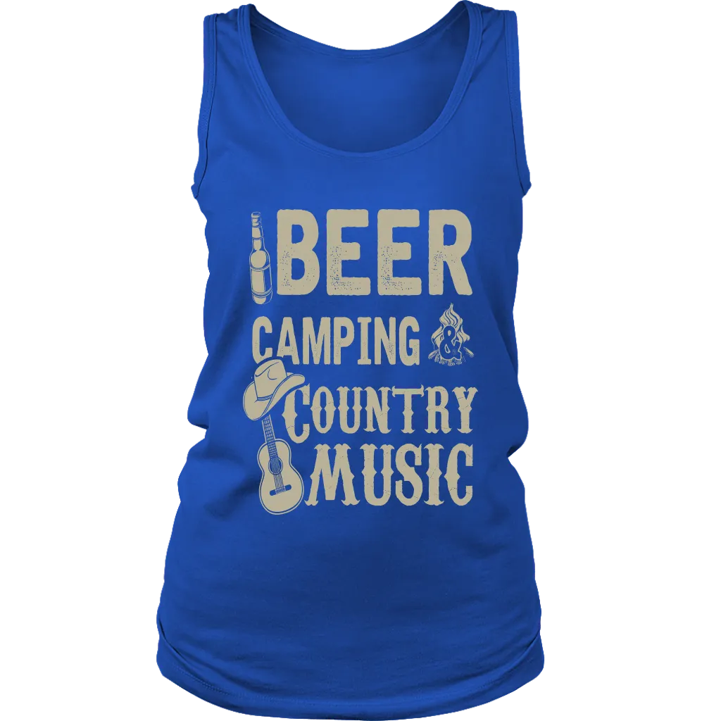 "Beer, Camping, And Country Music" - Tank