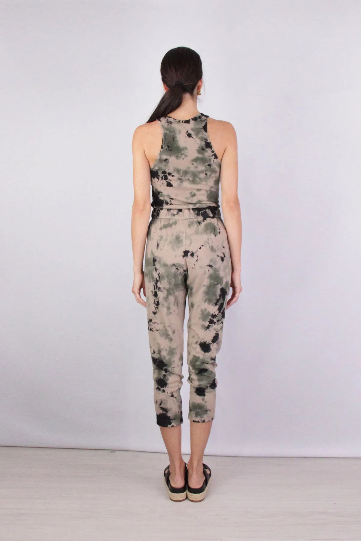 Racerback Tank in Army Calico