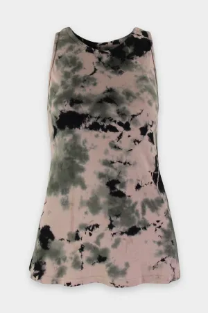 Racerback Tank in Army Calico