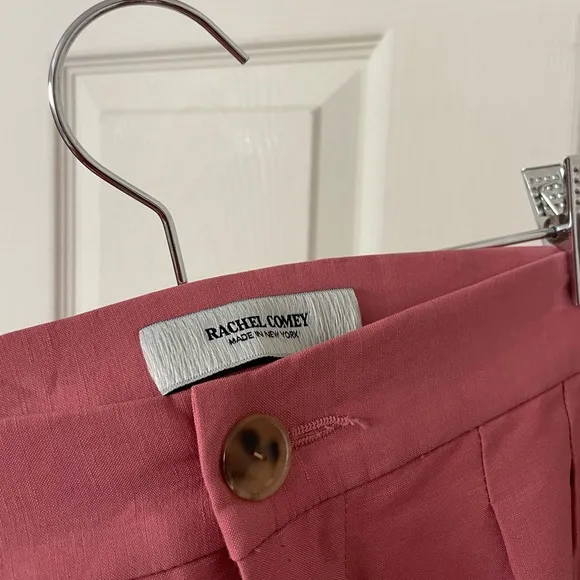 Rachel comey salmon pink high waisted shorts