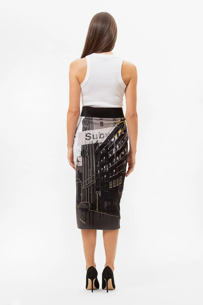REVERSIBLE NYC PENCIL SKIRT
