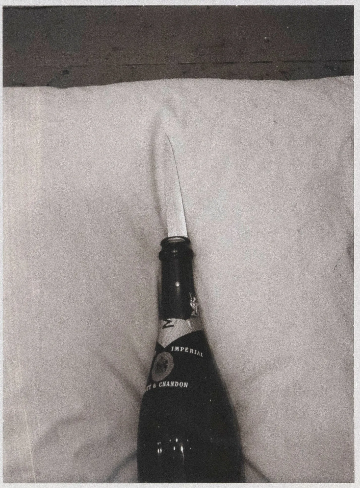 ROBERT MAPPLETHORPE "MOET BLADE" POLAROID, 1972
