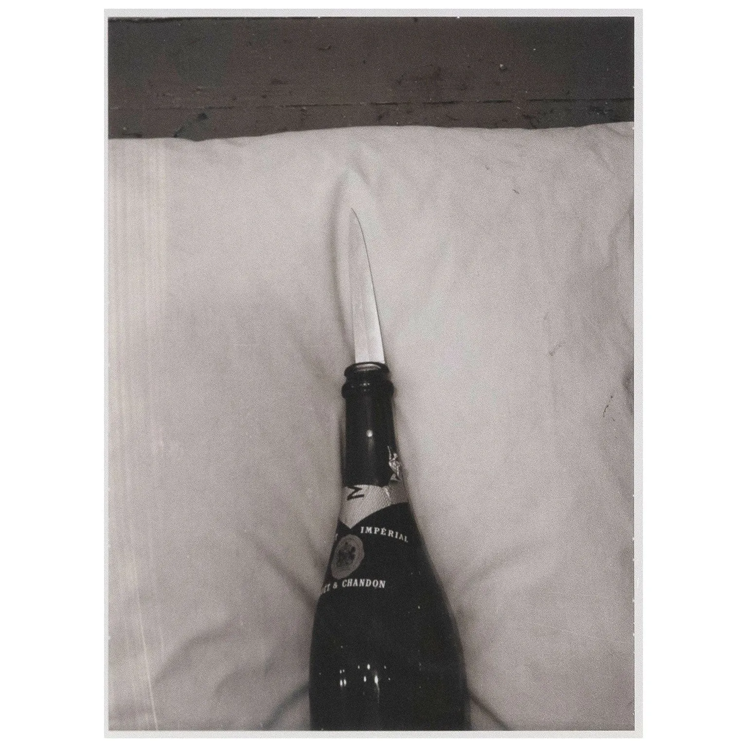ROBERT MAPPLETHORPE "MOET BLADE" POLAROID, 1972