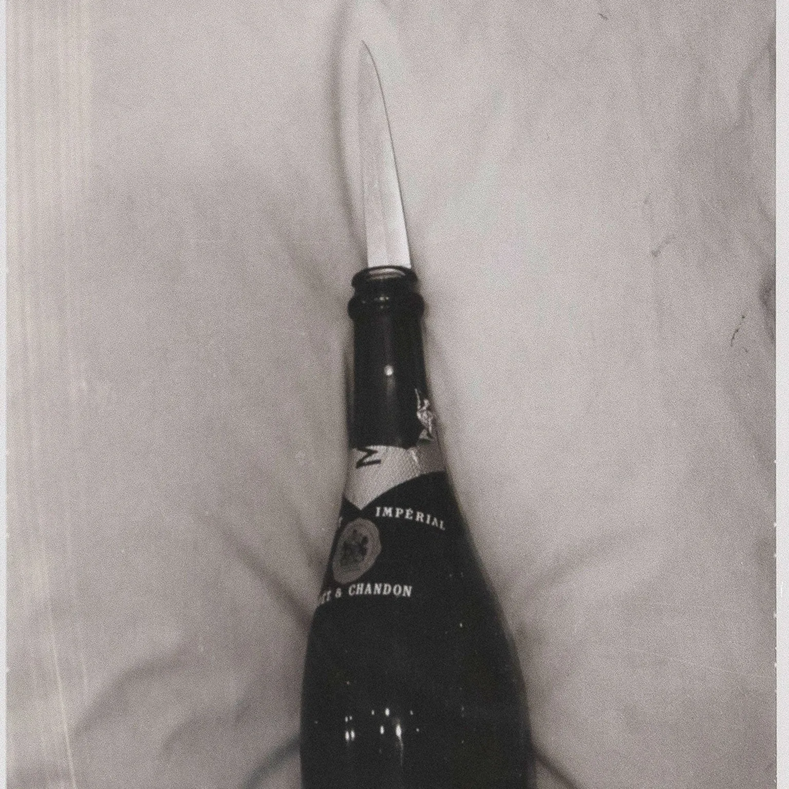 ROBERT MAPPLETHORPE "MOET BLADE" POLAROID, 1972