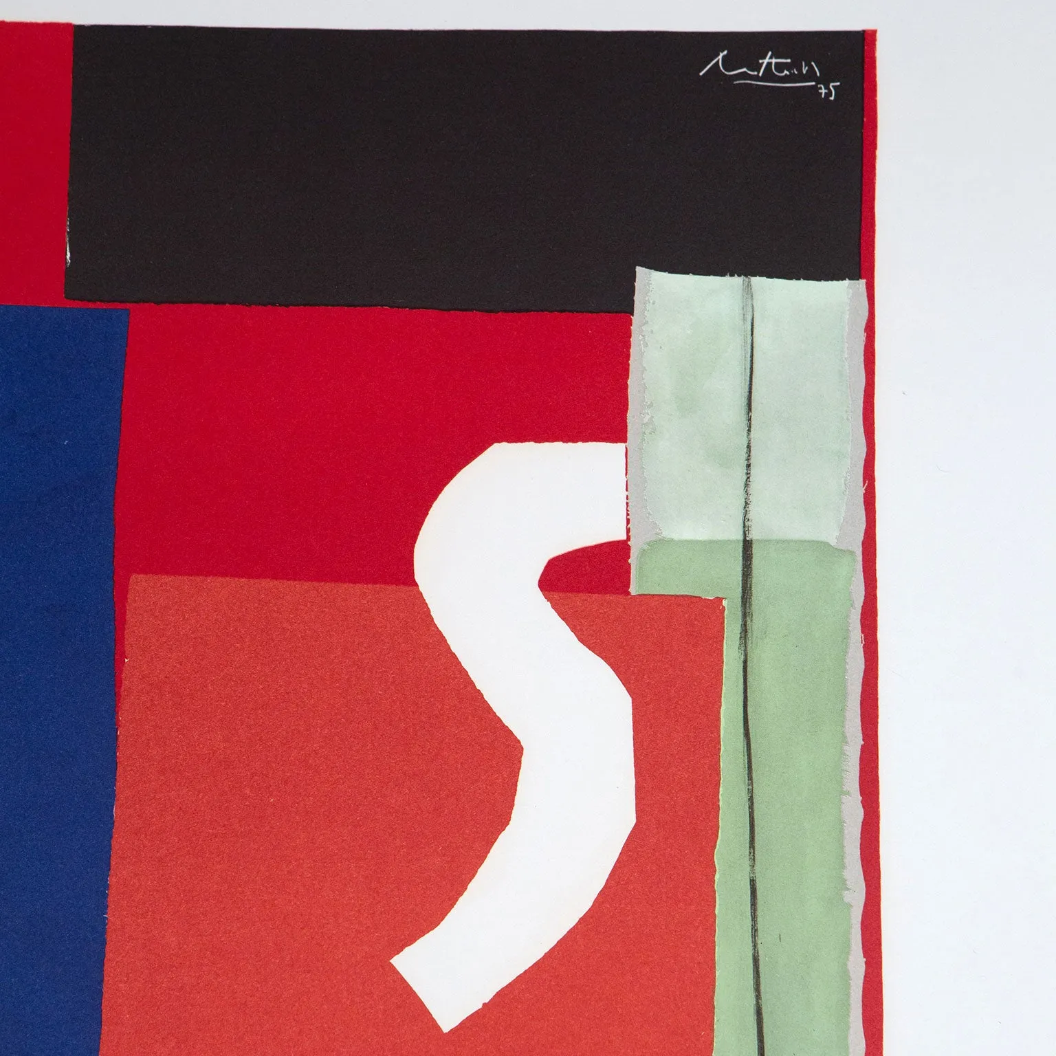 ROBERT MOTHERWELL "IN CELEBRATION" LITHOGRAPH, 1975