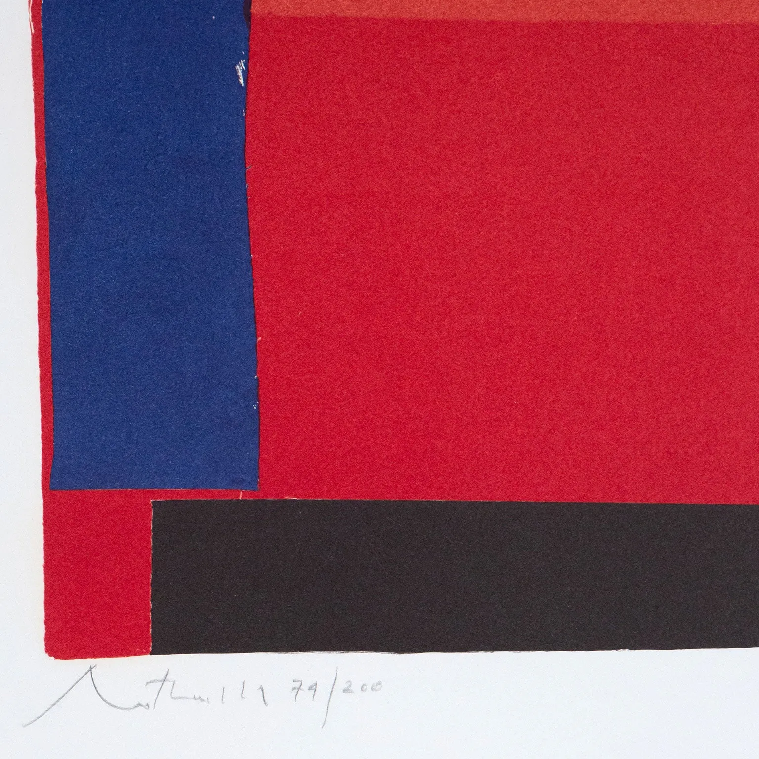 ROBERT MOTHERWELL "IN CELEBRATION" LITHOGRAPH, 1975