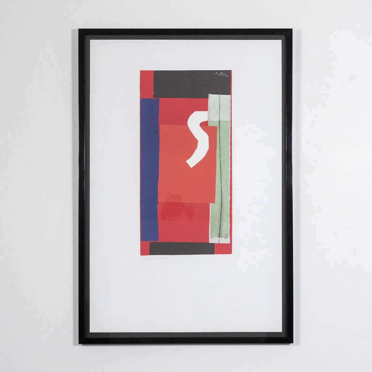 ROBERT MOTHERWELL "IN CELEBRATION" LITHOGRAPH, 1975