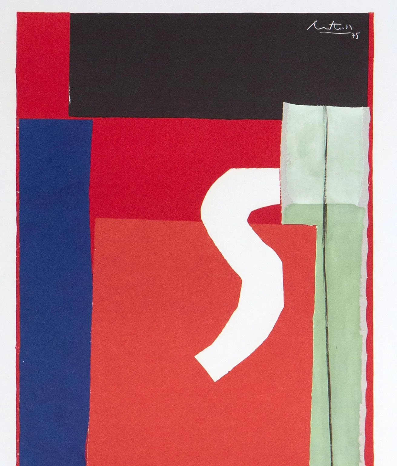 ROBERT MOTHERWELL "IN CELEBRATION" LITHOGRAPH, 1975