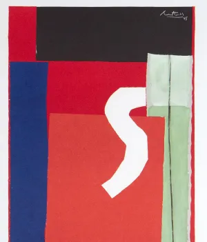 ROBERT MOTHERWELL "IN CELEBRATION" LITHOGRAPH, 1975