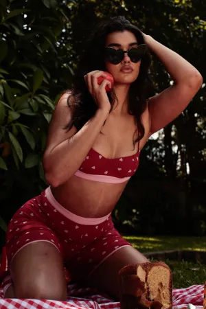Rolling Alpha Biker Shorts - Sweetheart