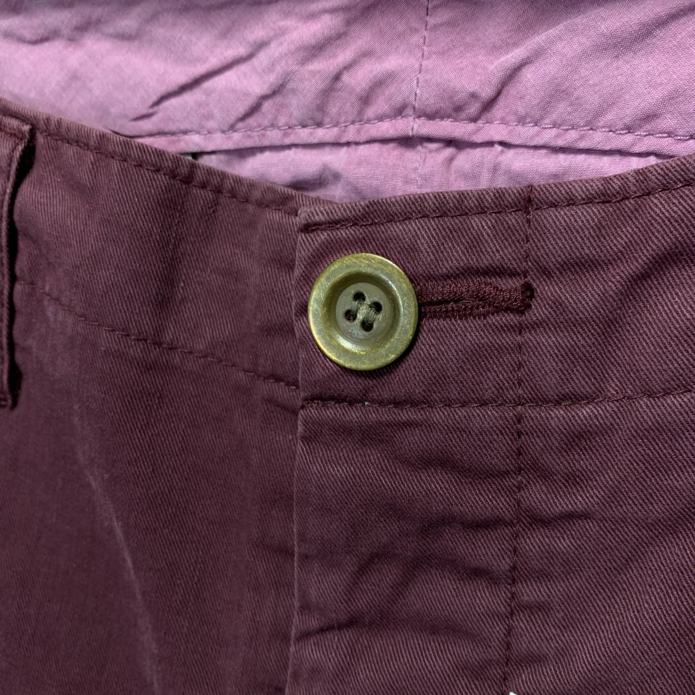 [S] Visvim 14SS Slim Shorts DMGD Chino Burgundy