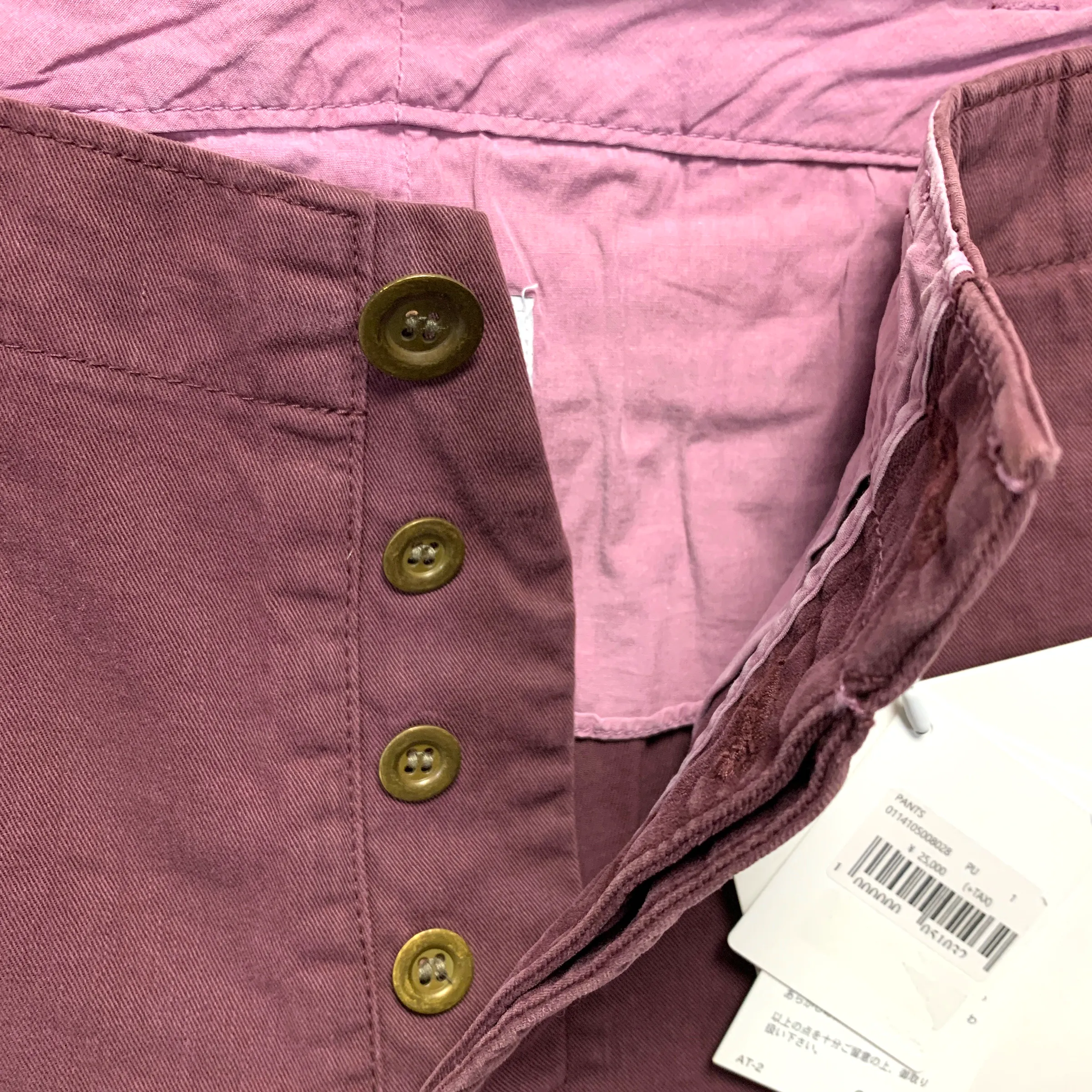 [S] Visvim 14SS Slim Shorts DMGD Chino Burgundy
