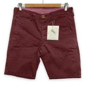 [S] Visvim 14SS Slim Shorts DMGD Chino Burgundy