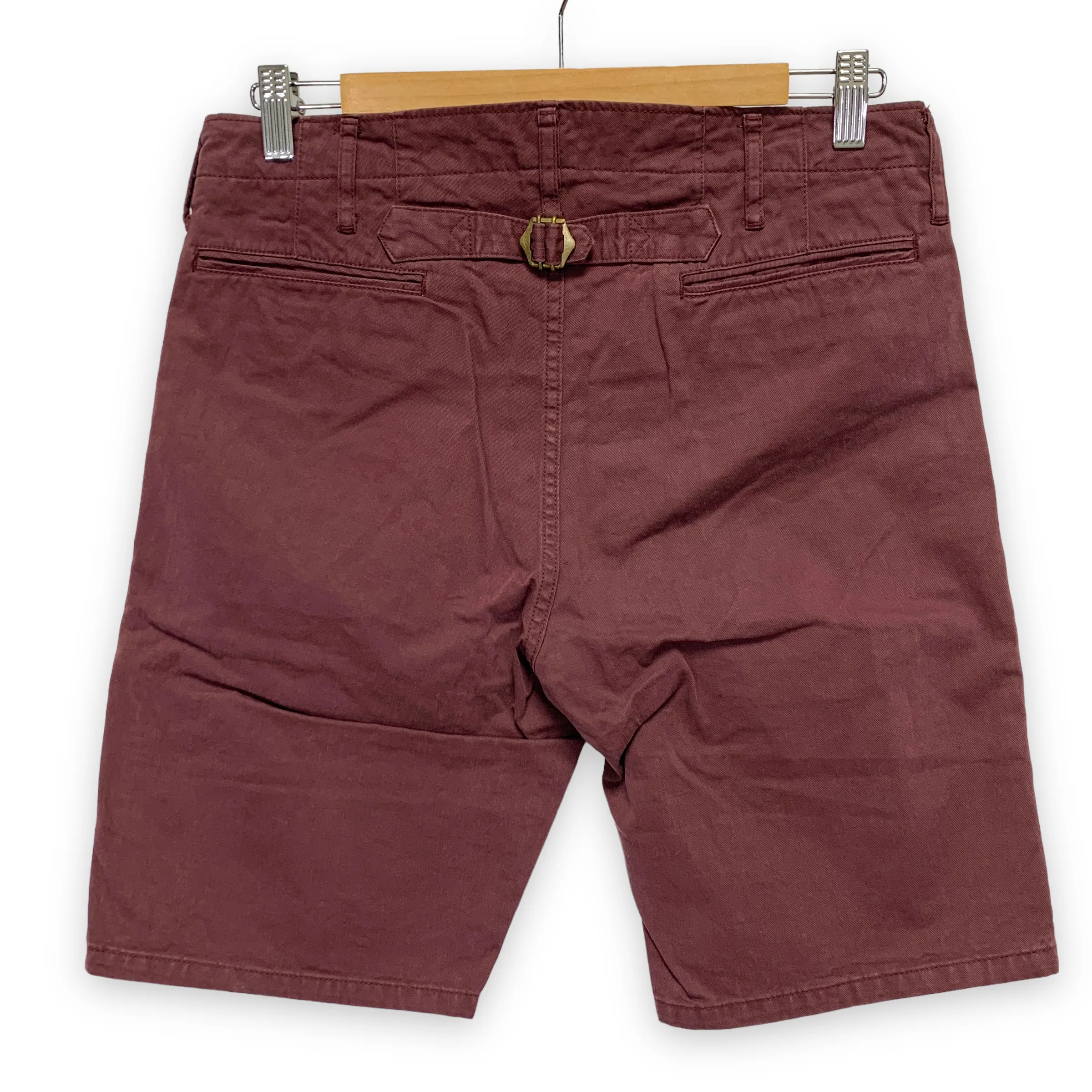 [S] Visvim 14SS Slim Shorts DMGD Chino Burgundy