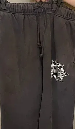 SAINT MICHAEL Denim Tears Logo-Print Cotton-Jersey Sweatpants