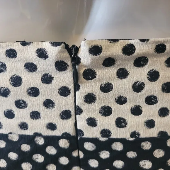Save The Queen Polka Dot Floral Pencil Skirt, VGUC, Size S