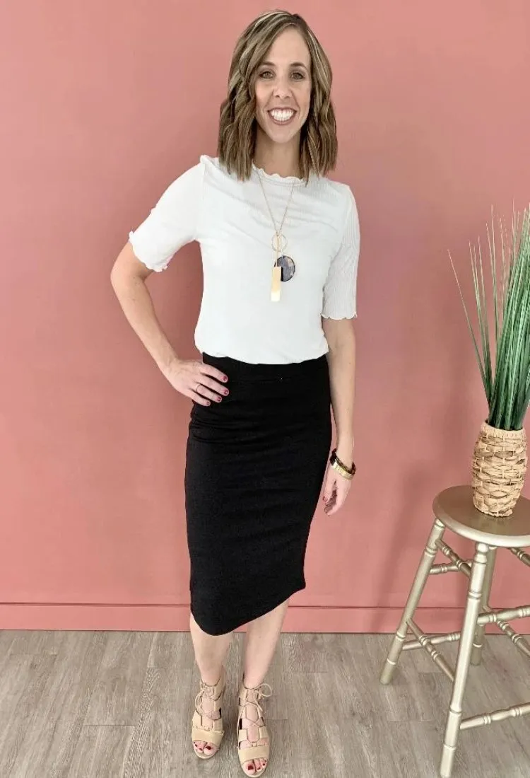 Savvy Pencil Skirt